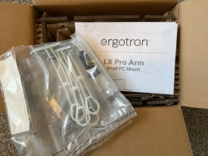 Ergotron 98-722-292 kleine PC-Halterung mit Wandschiene schwarz NEU - Bild 1 von 8