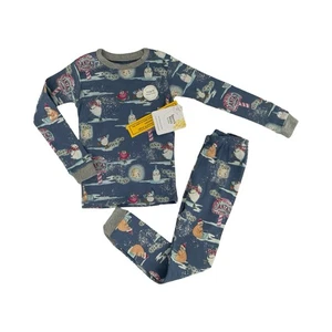 Burt’s Bees Kids Christmas Pajama Set Size 6 - Picture 1 of 5