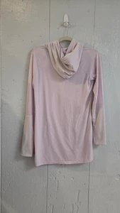 Athleta Essence Langarm-Tunika mit Kapuze und Wasserfallausschnitt für Damen rosa lavendel Medium  - Bild 1 von 11