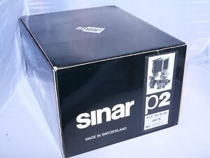 Sinar P2 4x5 Camera Outfit. BOXED. Normal & W.A. Bellows. 12"  Rail. Fresnel. EX