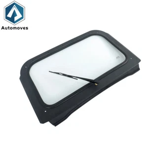 Black full glass windshield with wipers For Polaris RZR 570 800 XP 900 - Picture 1 of 12