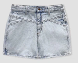 Woman's Wild Fable, Light Wash Blue, High Rise Midi Shorts (Size 12) V - Picture 1 of 4