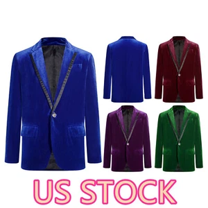 ~Kid Boy Coat Classic Suit Dress Up Blazer Formal Tuxedo Graduation Outwear - Picture 1 of 57