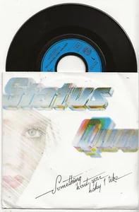 STATUS QUO SOMETHING 'BOUT YOU BABY I LIKE ORIGINAL SINGLE FROM FRANCE, MINT - Picture 1 of 2
