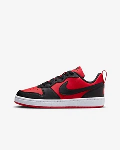Nike Court Borough Low University Red Kids Junior GS Sneakers ✅Multiple Size - Picture 1 of 8