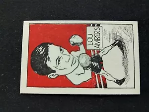 D. Cummings & Son Famous Fighters 1947 # 38 Lou Ambers (casi nuevo) - Imagen 1 de 3
