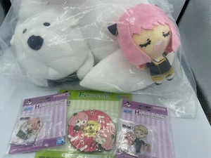 Spy x Family Anya Peluche, Soporte de acrílico, Montaña rusa de goma Juego de 4 tipos Bandai Japón - Imagen 1 de 4