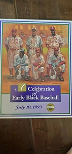 1993 UPPER DECK COMMEMORATIVE SHEET NEGRO LEAGUE CAMPANELLA LEONARD O'NEIL DAY  - Picture 1 of 1
