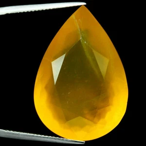 SHOLA Echt 35,74 Ct Natürliche Gelb Feuer Opal Riesig aus Mexiko - Picture 1 of 3