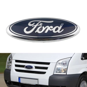 Emblem Blau 23x9 cm für Ford Transit 06-14 Frontgrill Motorhaube Abzeichen NEU - Bild 1 von 10