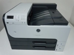 HP Laserjet 700 M712n Printer *Low 61k Pages w/Genuine 14A Toner *100% Full+Warr - Picture 1 of 7