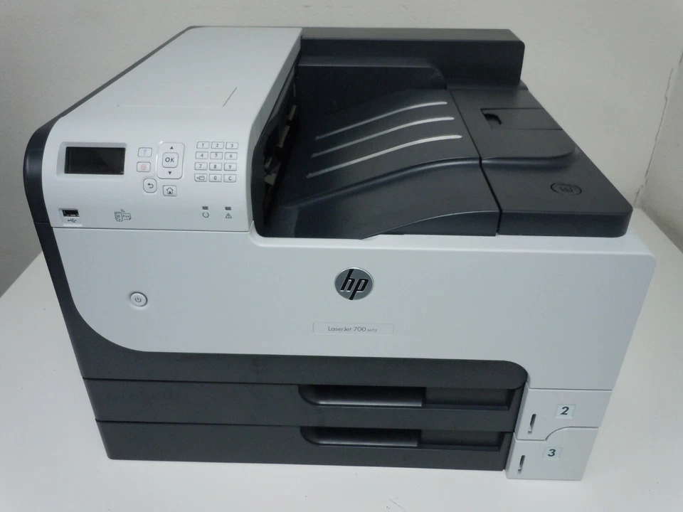 HP Laserjet 700 M712n Printer *Low 61k Pages w/Genuine 14A Toner *100% Full+Warr - Image 1 of 4