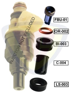 Fuel Injector Repair Kit to suit Mitsubishi Verada KR,KS (6G72) 3.0L V6 - Picture 1 of 8