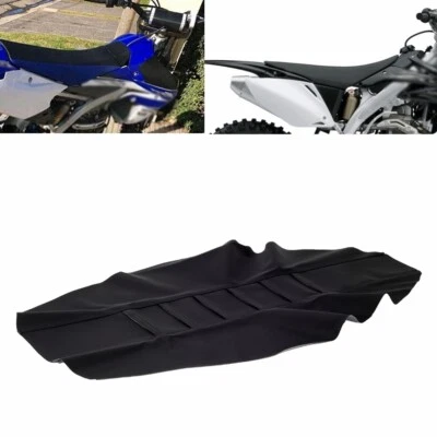 Cubierta de asiento con pinza acanalada negra para motocicletas Honda CR125 CR250 CRF150F CRF230F Foto 1 de 4