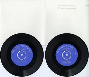 "PANORAMA MONDIAL DES EVENEMENTS 1970 " Livre + 2 disques 33 tours 17cm (MINT) - Imagen 1 de 8