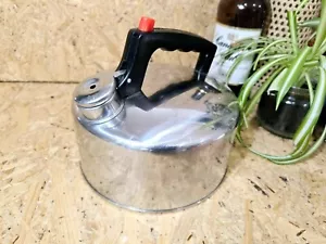 Chromo Whistling Pop Kettle 19cm Vintage 2L Stainless Steel Stove Top - Gosford - Picture 1 of 7