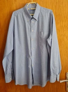 Joop Hemd KW 44(XL), Langarm, Blau/weiss/ kariert - Bild 1 von 3