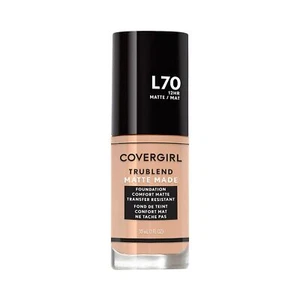 COVERGIRL TruBlend Matte Made Liquid Foundation, L70 Natural Ivory, 1 fl oz, - Picture 1 of 8