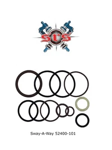 SWAY-A-WAY 2.0 w/ 2.5 REMOTE RESERVOIR SHOCK REBUILD SEAL-KIT SAW 52400-101 - Picture 1 of 2