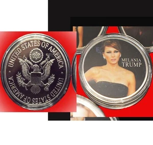 Melania Trump Dollar Gedenkmünze mit Schutzhülle # 14 - Bild 1 von 12