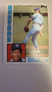1984 TOPPS DON SUTTON #35 NM  - Picture 1 of 1