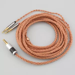16 Core OCC Silver Plated Headphone Upgrade Cable for Focal Clear ElexElegia - Picture 1 of 20