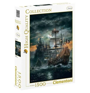 SAREL THERON - THE PIRATE SHIP * DAS PIRATENSCHIFF - Clementoni 31682 - 1500 Pcs - Picture 1 of 2