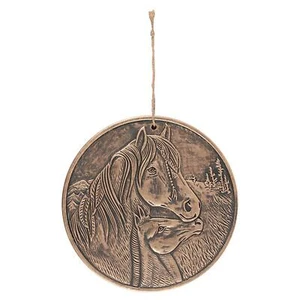 Bronze Terracotta Apache Wall Hanging Plaque By Lisa Parker Home Ornament Decor - Picture 1 of 2