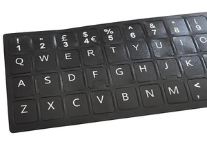 UK - Tastaturaufkleber Black Matt 48 Tasten komp. für IBM ThinkPad T40, T41, R51 - Bild 1 von 7