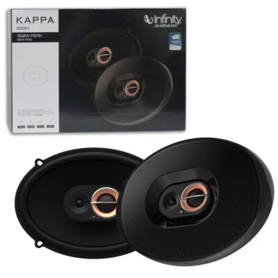 Infinity KAPPA 693M 6" x 9" 6x9 inch 3-Way Car Audio Speakers 120W RMS - Image 1 of 4