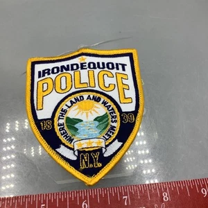 Parche Irondequoit Police New York NY, 1839, Where The Land & Waters Meet - Imagen 1 de 2