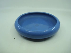 Weller Art Pottery 9.5” Low Blue Bowl 3-Footed ,marked - Picture 1 of 8