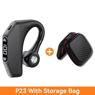 Bluetooth Headset Wireless Stereo Earpiece Business Driver Headphone with Mic - Image 1 of 4