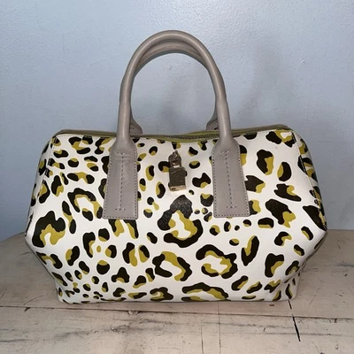 Furla Top Zip Dome Doctor Bowling Green Animal Saffiano Leather Satchel Bag - Image 1 of 4