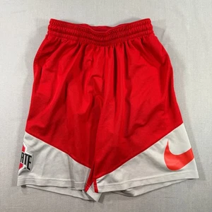 Nike Ohio State Buckeyes Gym Shorts Mens Large Red Athletic Basketball Elite - Picture 1 of 9