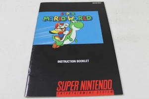 Super Mario World - Original Super Nintendo Anleitung - Bild 1 von 1