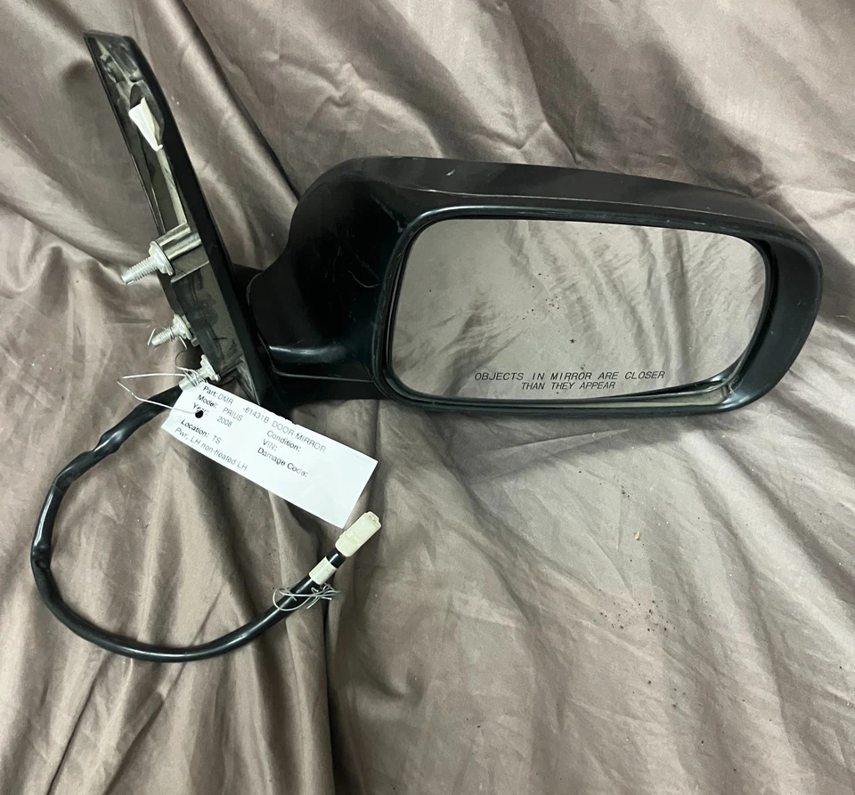 OEM, SIDE MIRROR ASSEMBLY, RH PASSENGER, CHARCOAL GRAY, 2008 TOYOTA PRIUS - Image 1 of 4