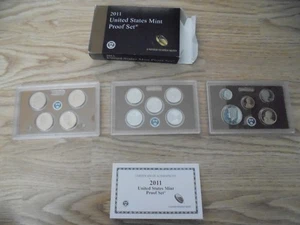 2011-S United States Mint Proof Set with COA & Box 14 Coins - Picture 1 of 8