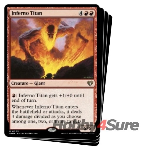 Inferno Titan X4 M/NM Magic: The Gathering MTG Commander Masters - Image 1 of 1