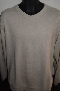 Tommy Bahama Men’s Large Game Shot Reversible V-Neck DiMaggio Heather Gray - Picture 1 of 4