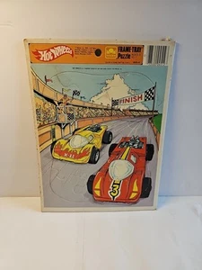 Vintage Hot Wheels Golden Frame Tray Puzzle - Picture 1 of 2