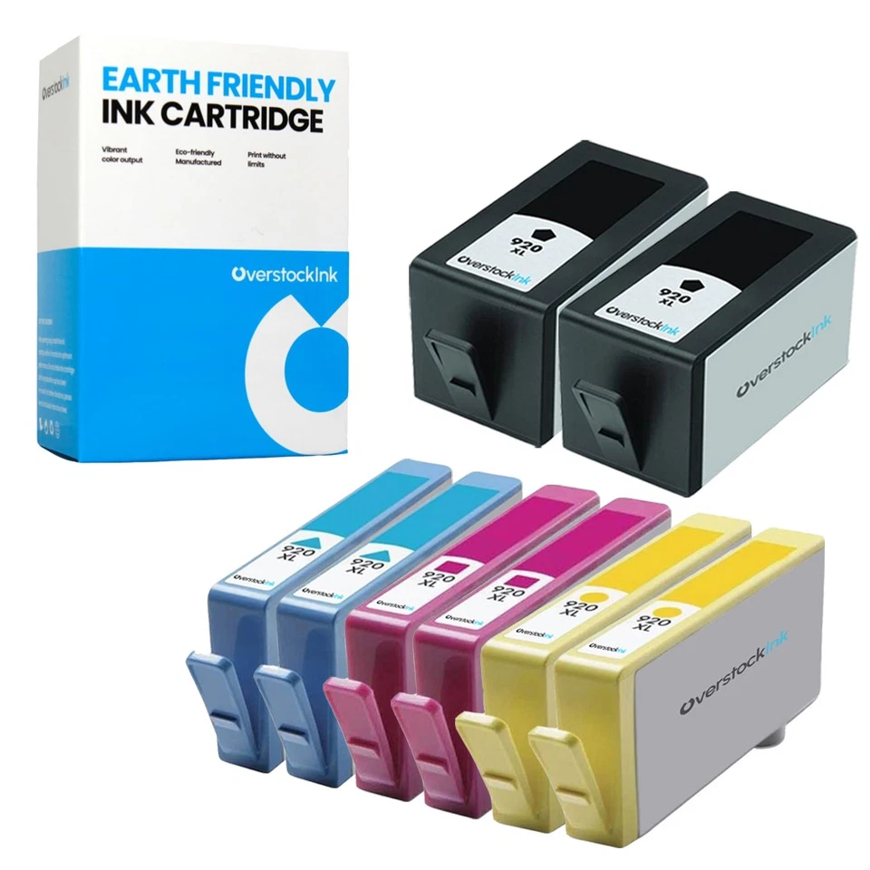 8-Pack Compatible OSI 920XL Cartridges for HP OfficeJet 6000 6500 7000 7500A - Image 1 of 1