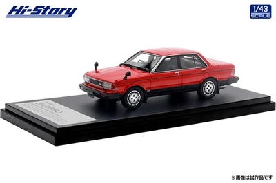 Hi-Story HS454RE2 1/43 NISSAN BLUEBIRD 4DOOR Sedan Turbo SSS-S 1983 Rosso/Nero - Immagine 1 di 4