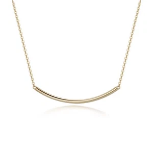 Tibia Gold Necklace Yellow Gold 3.03g 42.0cm - Picture 1 of 4
