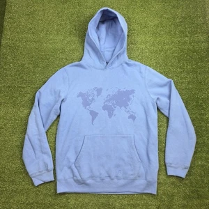 OVO Hoodie Mens Large Octobers Very Own Pullover Made in Canada Streetwear Blue - Picture 1 of 5