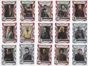 GAME OF THRONES The Complete Series The Cast Insert 100 Card Holo Set C1 to C100 - Picture 1 of 2