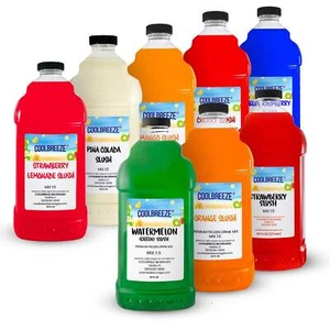 Jarabe de sabor mezcla de bebidas congeladas Coolbreeze® - ¡Combo de aguanieve 1:5 paquete de 8! - Imagen 1 de 3