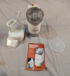 Presto Minnie Max Compact Food Processor 0290002 Pulse Counter Top W/ Manual - Picture 1 of 15