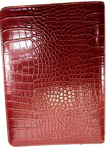 Organizer Reißverschluss um 8 Kartenhalter Fächer Kunstleder Alligator geprägt Made China - Bild 1 von 7