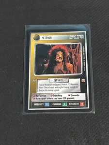 Star Trek CCG Rules of Acquisition Krozh - Picture 1 of 2